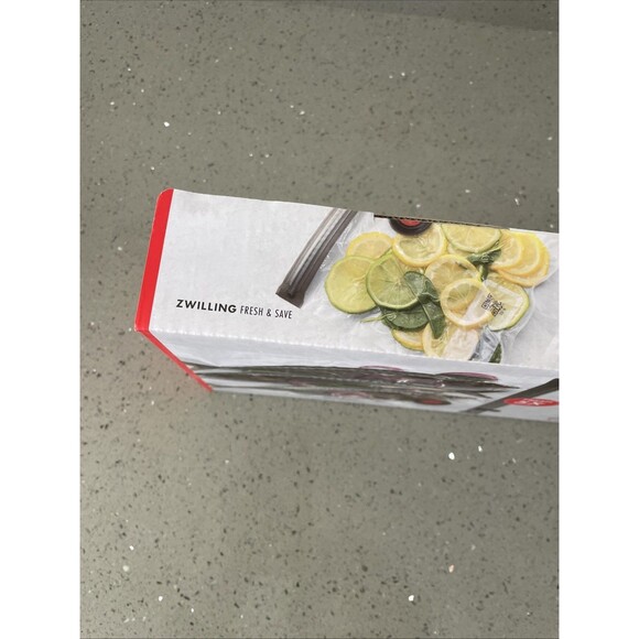 ZWILLING Fresh & Save Set 3-pc Vacuum Sealer Bag for Food, 2 1/4 Gallon UNOPENED - Picture 4 of 10